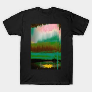 Uluru Australia Glitch - Contemporary Exclusive Modern Design T-Shirt